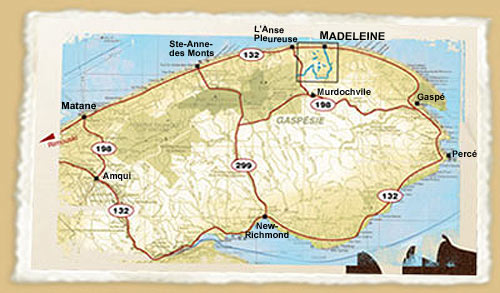Map of Camp Haute-Madeleine